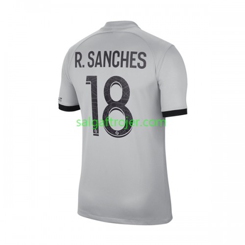 Paris Saint-Germain PSG R.Sanches 18 Fodboldtrøjer Udebanesæt 2022/23 Kort ærmer Paris Saint-Germain PSG R.Sanches 18 Fodboldtrøjer Udebanesæt 2022/23 Kort ærmer